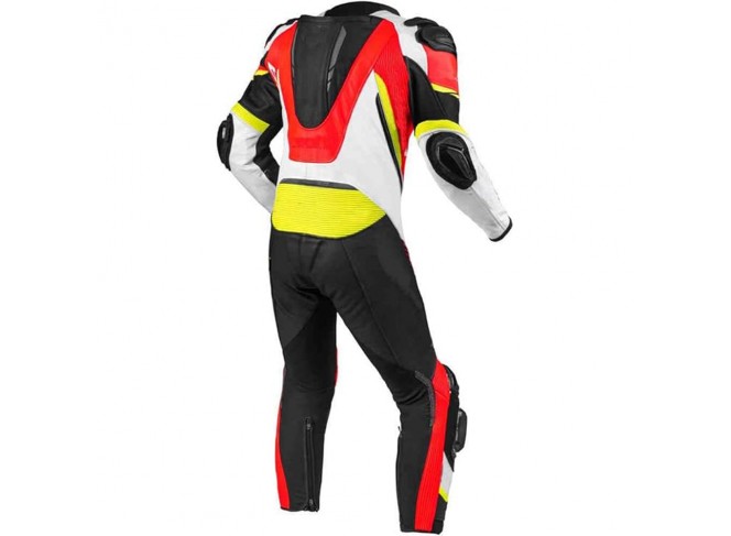 Men's Motorcycle Leather Racing Ridding Suit, Genuine Cowhide Leather, Men's and Women's Fit