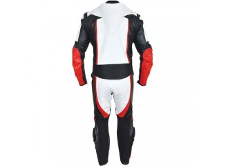 Motorcycle Suit for Men Real Leather one Piece Biker Riding Suit 